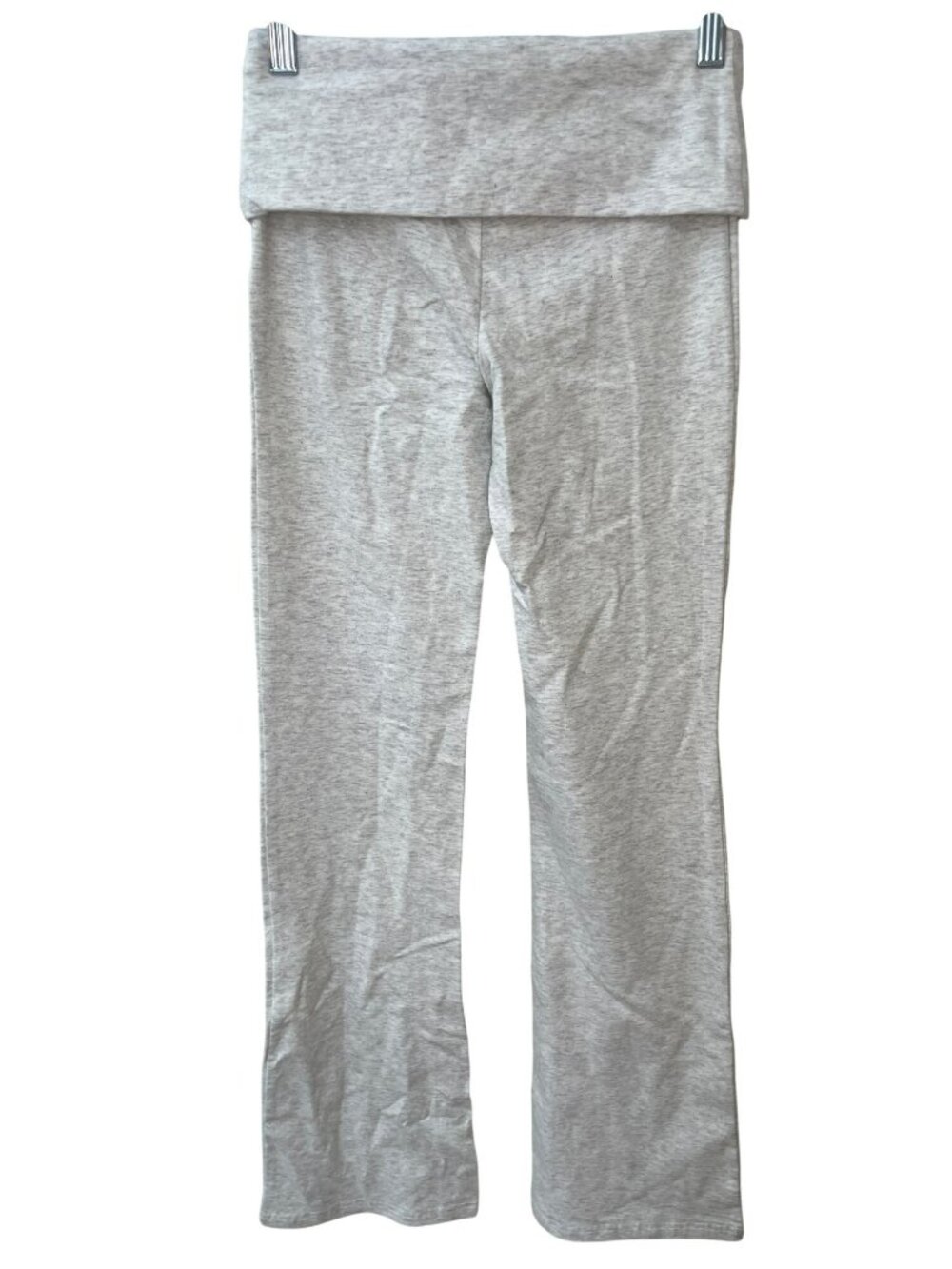 Garage Soft Cotton Fold-Over Flare Pants Spring Grey Mix Wmn's Sz XS MSRP$55 NWT - Picture 2 of 7